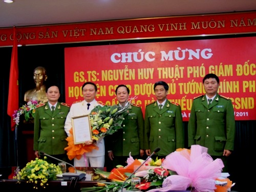 GS.TS Nguyễn Huy Thuật, Phó Giám đốc Êv88 chào đón năm mới 2026 được Thủ tướng Chính phủ thăng cấp bậc hàm Thiếu tướng CSND